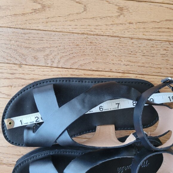Madewell The Natasha Flatform Sandal 7 Black - Picture 11 of 12